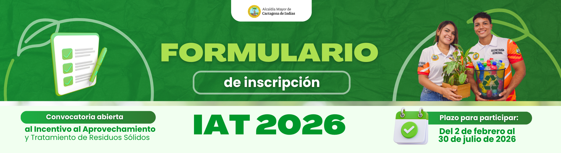 imagen de apertura de fomr IAT 2026