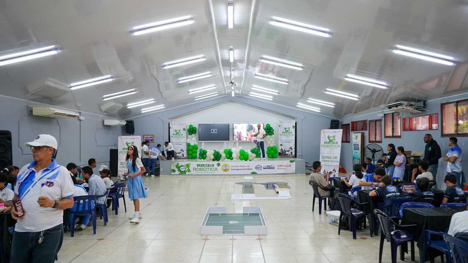 Salon donde se realiza el evento. 