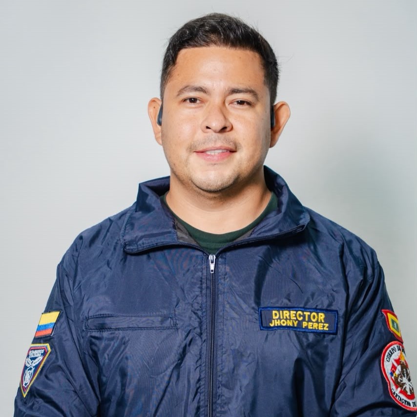 Jhonny Pérez Director Bomberos