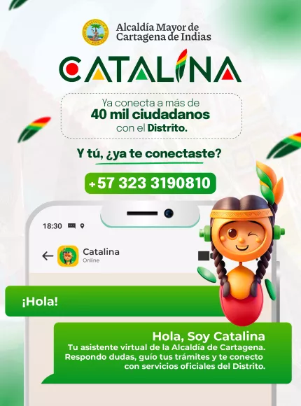 Banner móvil  40mil usuarios Catalina
