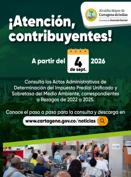 Consulta Actos Administrativos de Determinación del Impuesto Predial Unificado y Sobretasa del Medio Ambiente correspondiente a rezagos vigencia 2022 a 2025