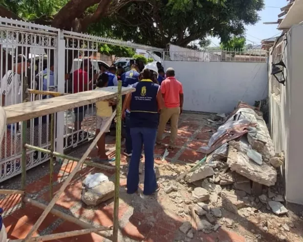 Un obrero resultó lesionado