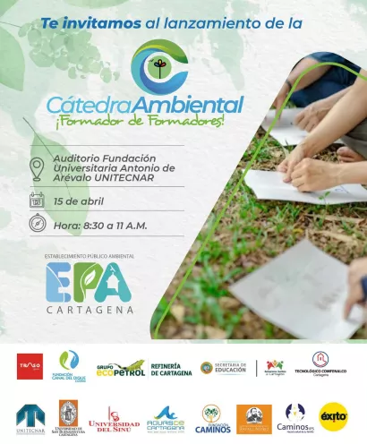 El próximo 15 de abril se realizará el lanzamiento de la Cátedra Ambiental