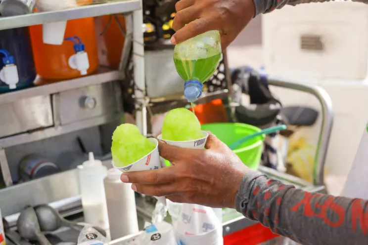Los raspao de Kola, Tamarindo y mango biche, los más vendidos