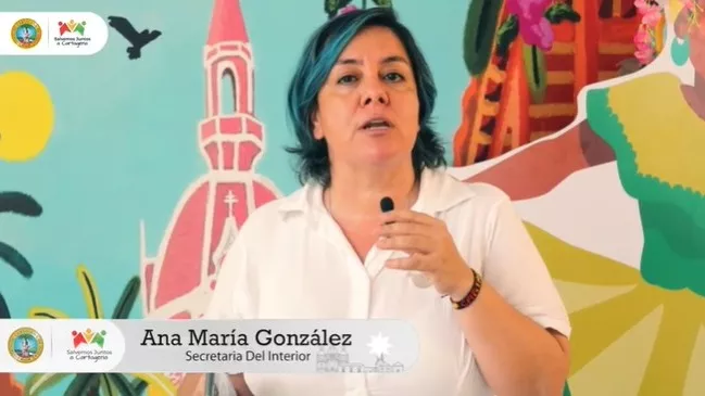 Ana María González, Secretaria del Interior
