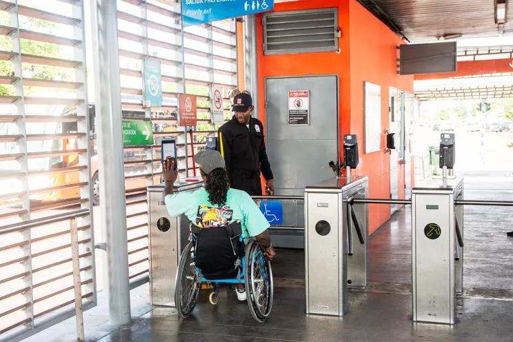 El sistema ha identificado que algunas personas con movilidad reducida