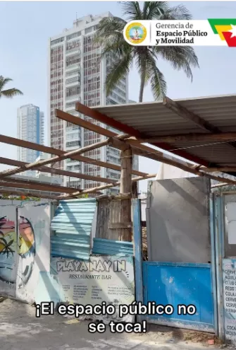 El espacio público no se toc