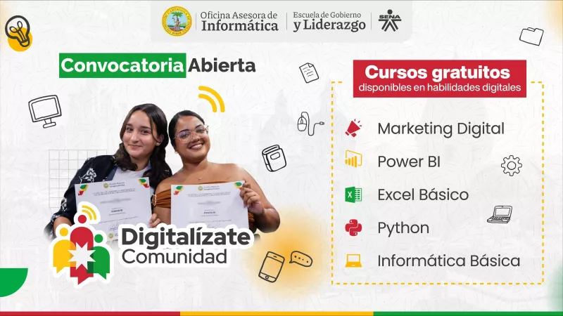 Cnvocatoria abierta Marketing Digital