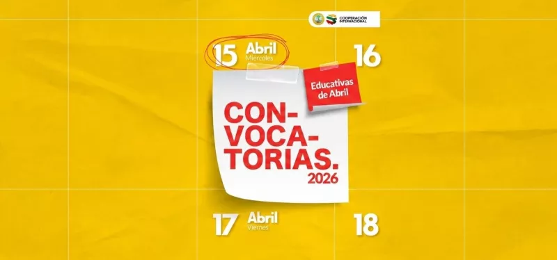 Foto de portada de las convocatorias educativas para abril de 2026 