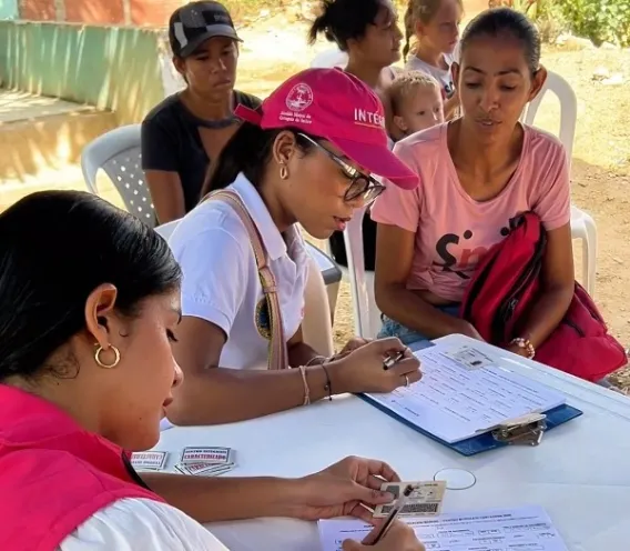 Foto de beneficiario de la Jornada "Intégrate al Barrio" en el corregimiento de Bayunca
