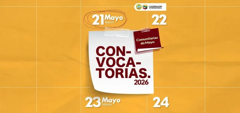 Foto de portada de las Concovatorias comunitararias del mes de mayo de 2026