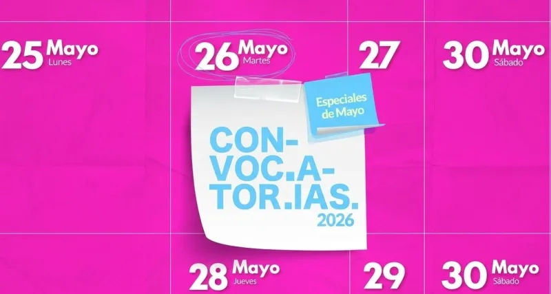Foto de portada de las Convocatorias Especiales del mes de mayo de 2026