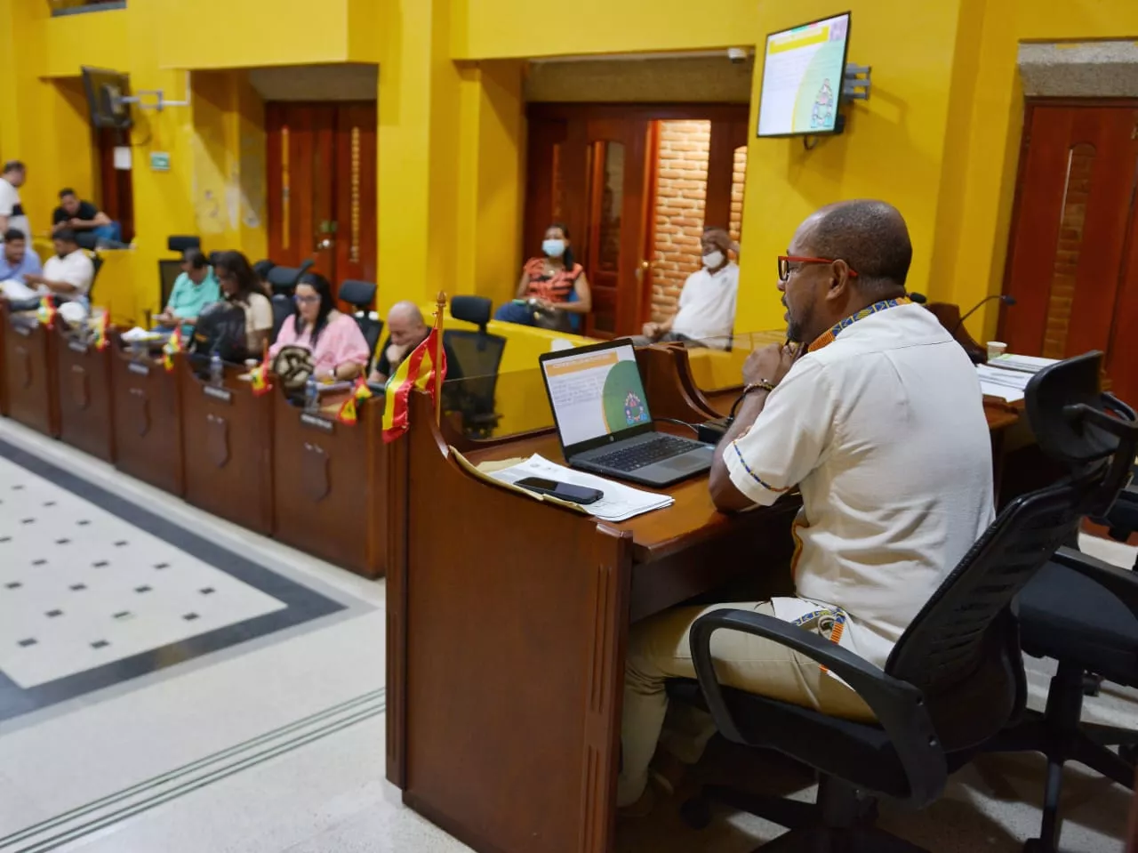 Enlace de Familias en Acción presentó informe de gestión ante Concejo de Cartagena