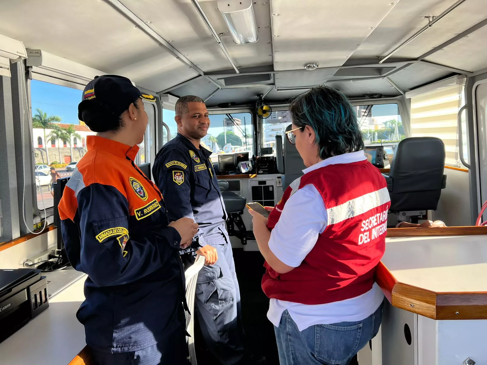  Se hizo inspección en la Ciénaga de Cholón donde sostuvieron un encuentro con trabajadores y nativos del lugar