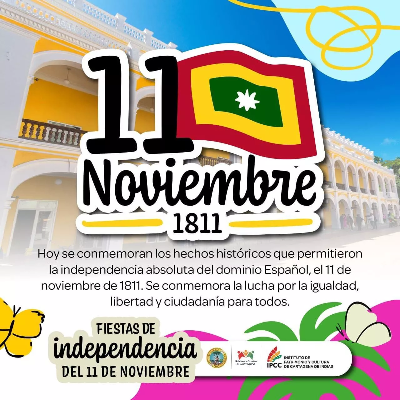 Desde las 2:00 p.m. se realizará el Desfile de la Independencia en la Avenida Santander