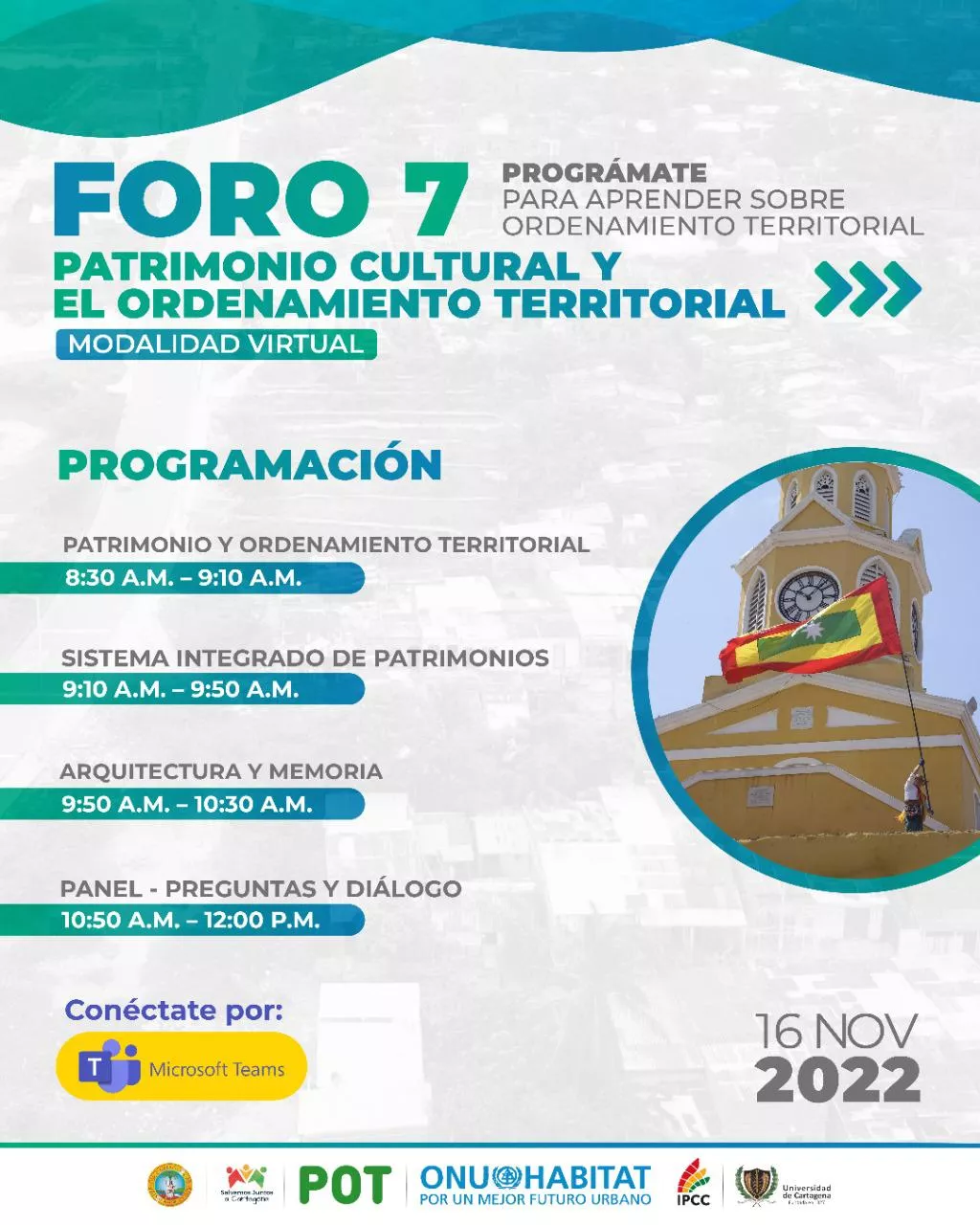 El próximo 16 de noviembre se realizará el Foro 7