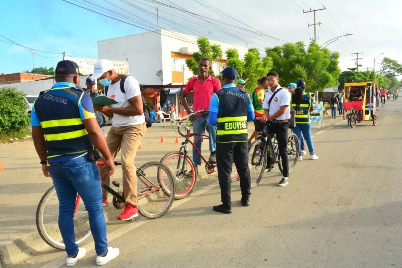 El equipo de Educación Vial, en articulación con el IDER