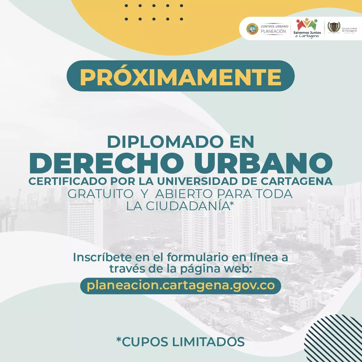 Este curso formativo tiene 130 cupos disponibles y será certificado por la Universidad de Cartagena