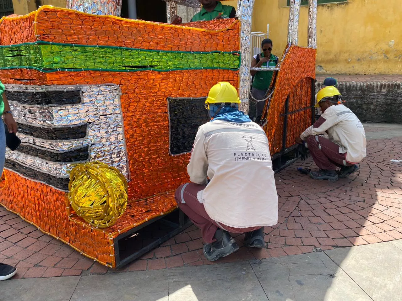 La pieza del tractor