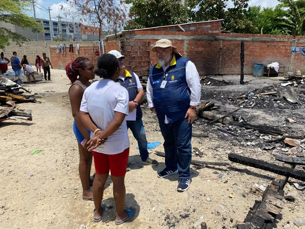 Incendio en Chambacú