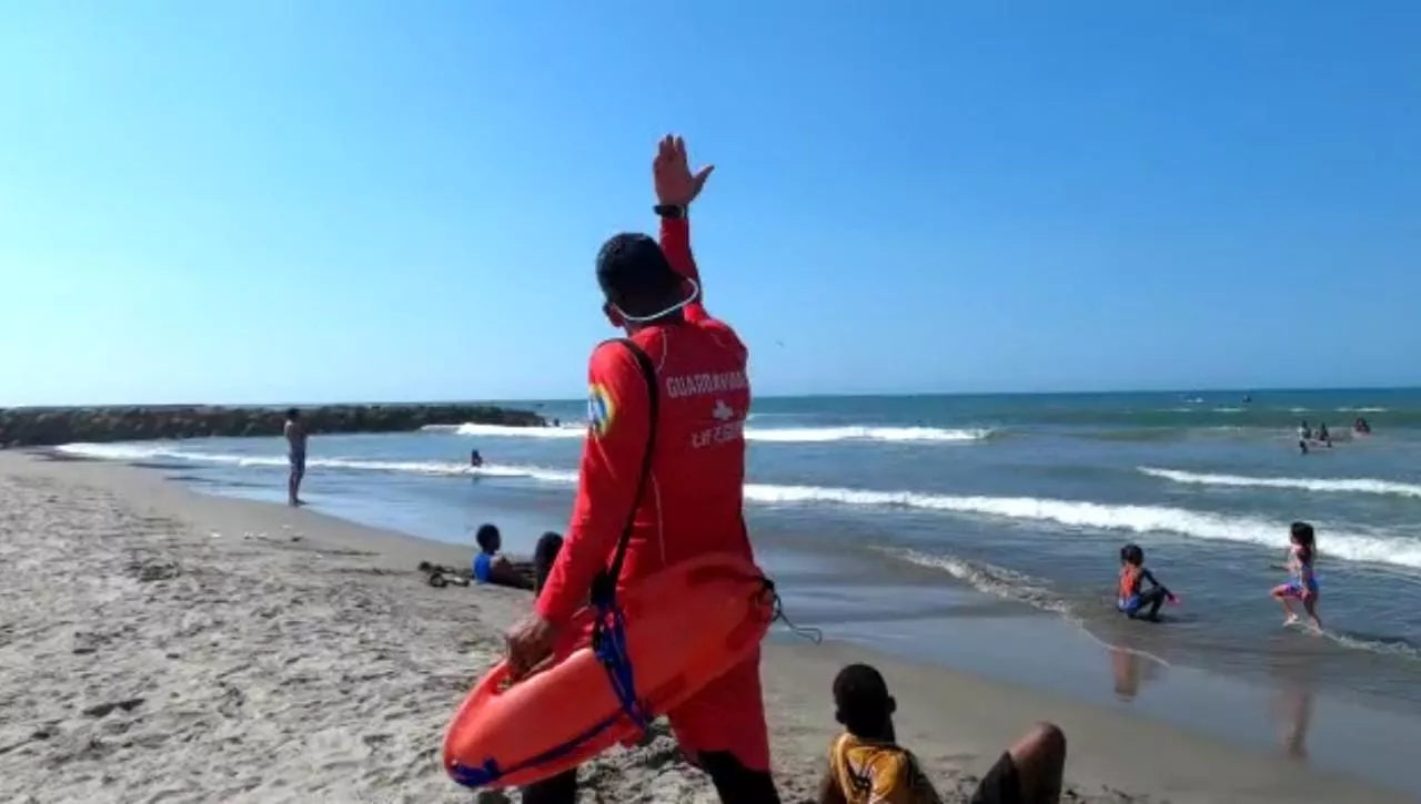 Cero ahogados y ningún rescate de bañistas: balance de Salvavidas durante puente festivo en Cartagena