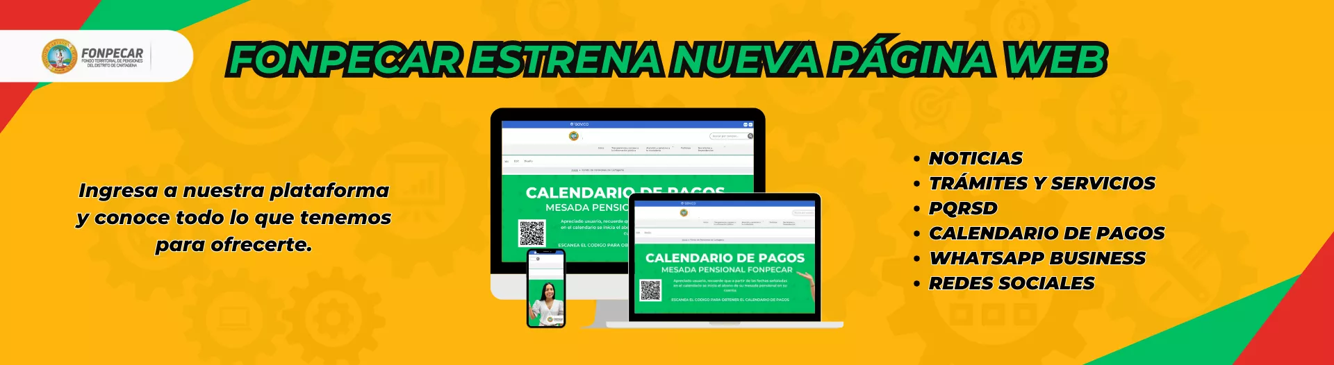 FONPECAR ESTRENA NUEVA PÁGINA WEB | www.cartagena.gov.co/fonpecar