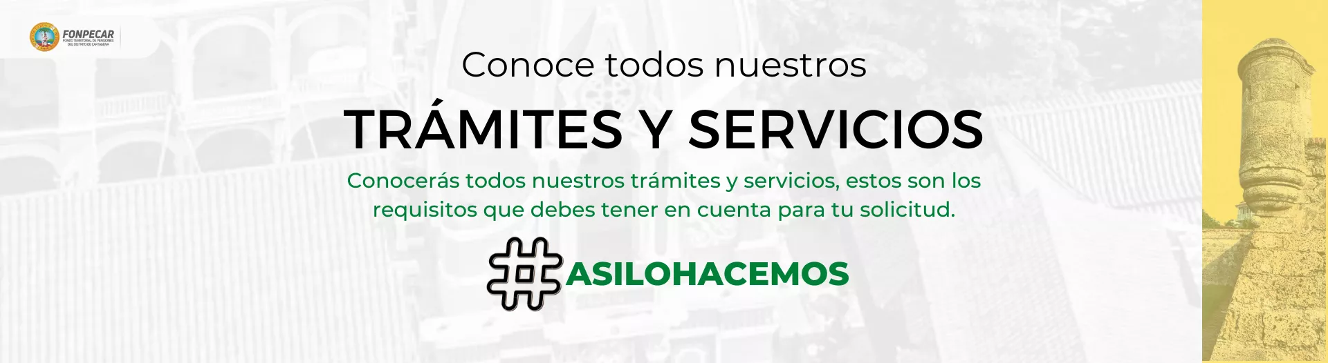 TRÁMITES Y SERVICIOS FONPECAR