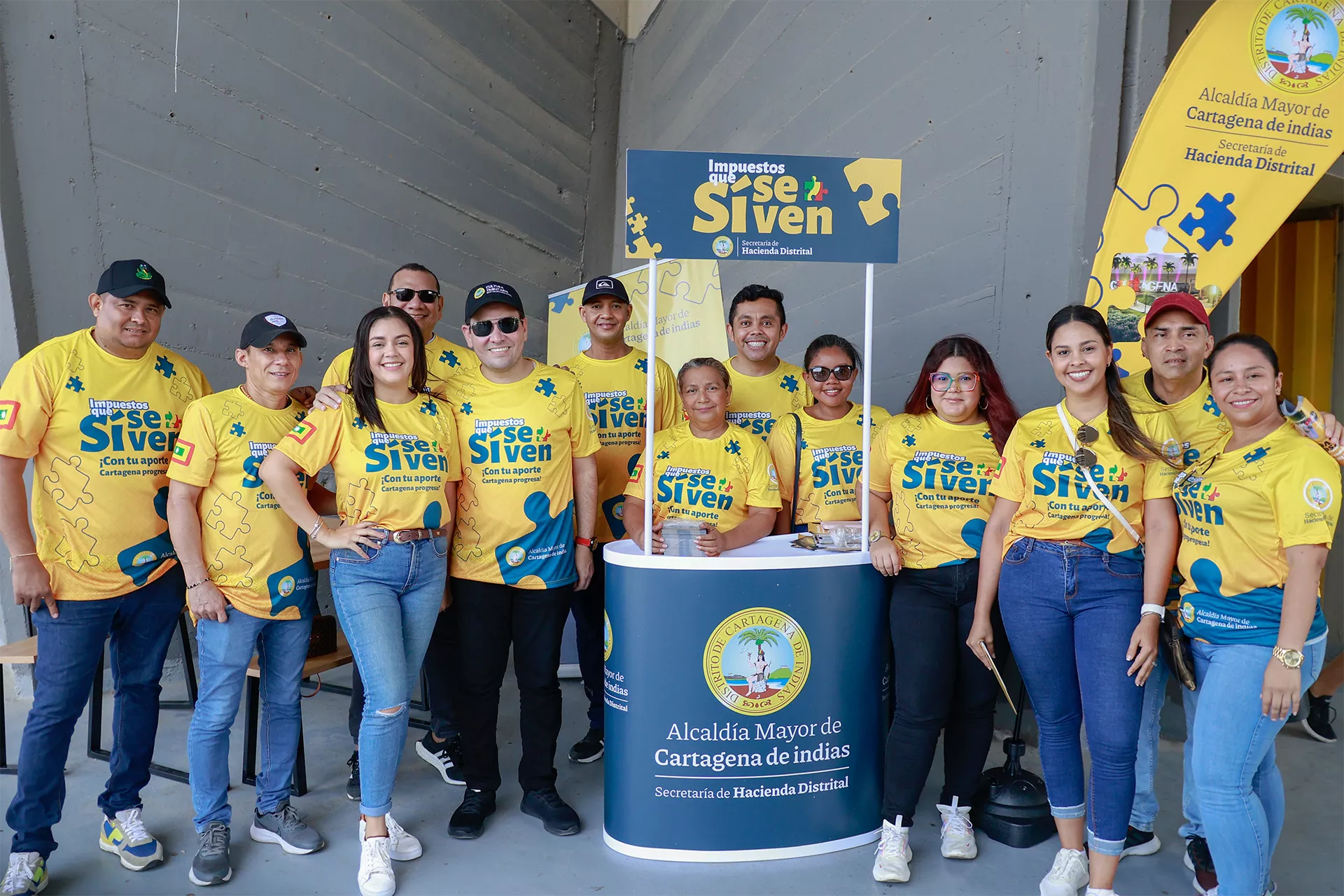 Toma del estadio Jaime Morón "Impuestos que si se ven"