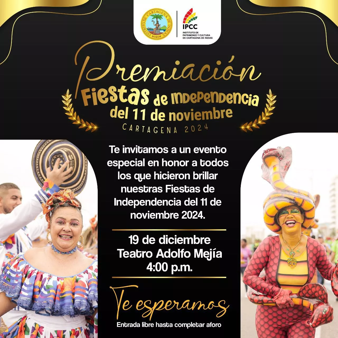 Premiación fiestas