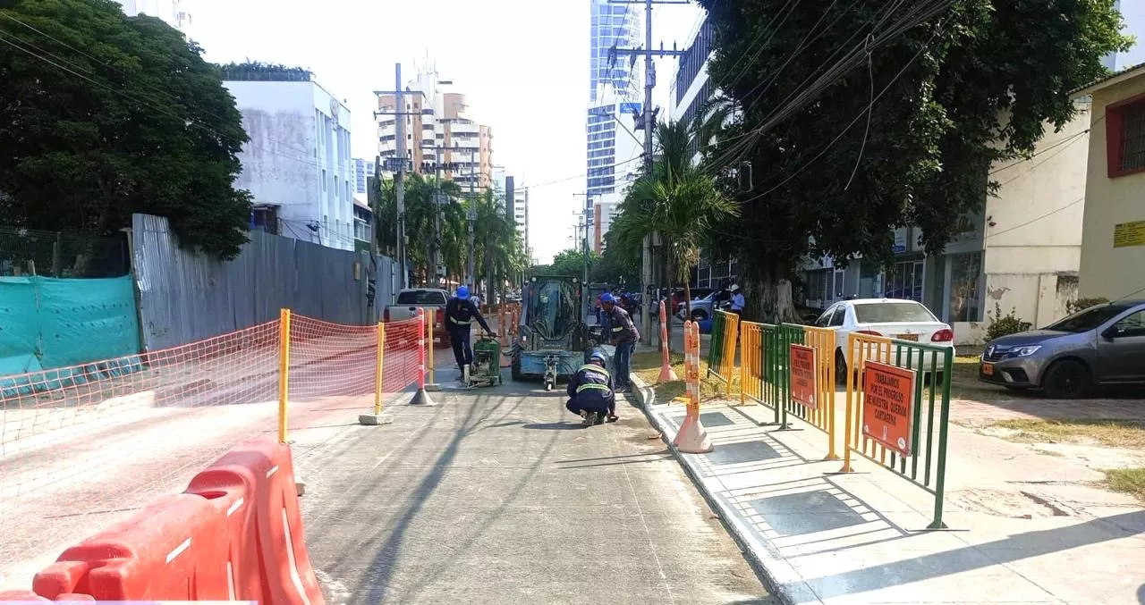 Obra movilidad Bocagrande 