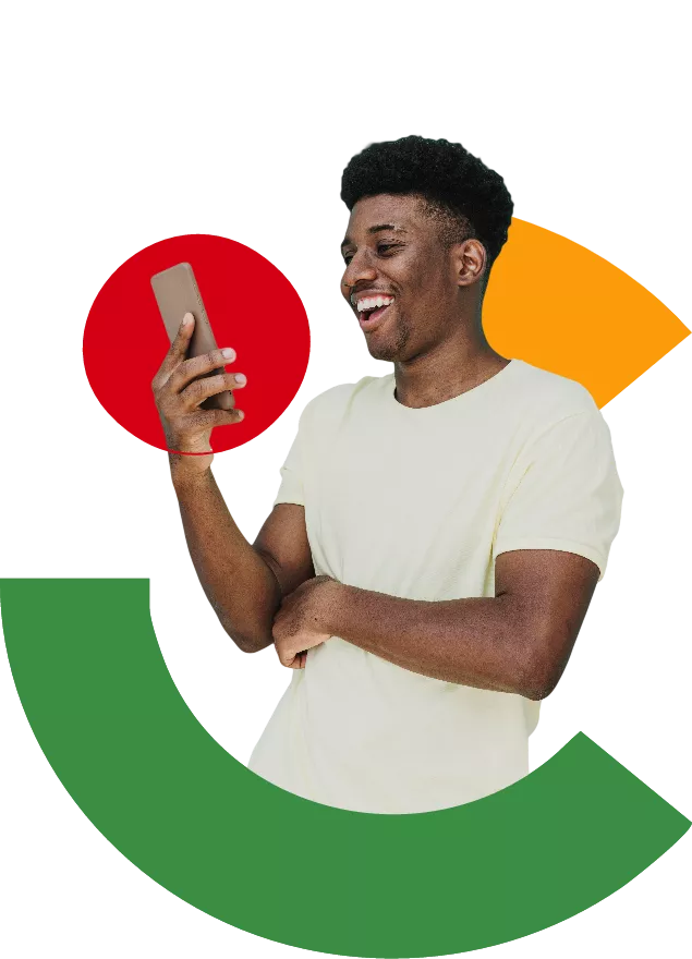 Imagen de una persona que tiene en sus manos un dispositivo movil.