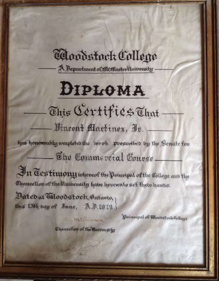 Diploma ctg Vicente
