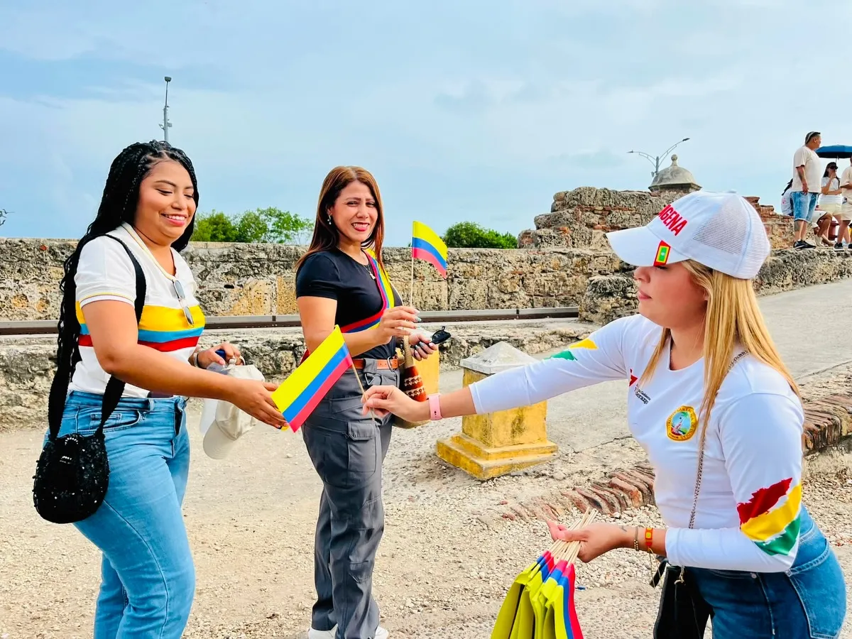 Desfile conmemorativo del Día de la Independencia de Colombia
