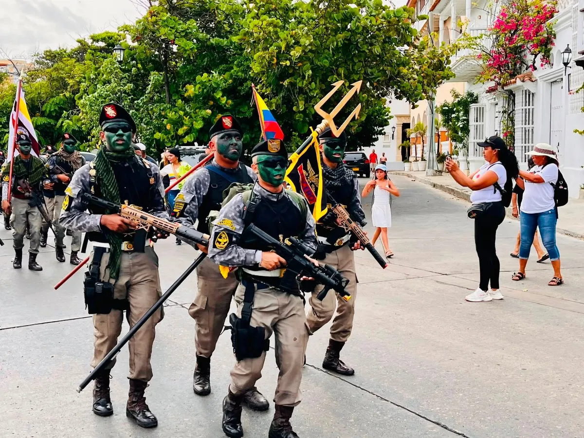 Desfile conmemorativo del Día de la Independencia de Colombia