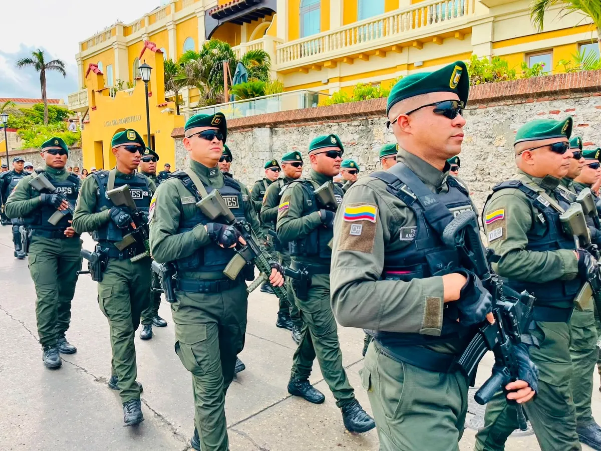 Desfile conmemorativo del Día de la Independencia de Colombia